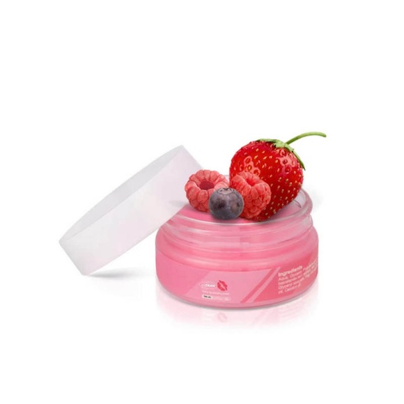 Natural Sugar Scrub Watermelon Hydrating Lip Sleeping Mask 4 in 1 Lip Care Set - Picture 3 of 9